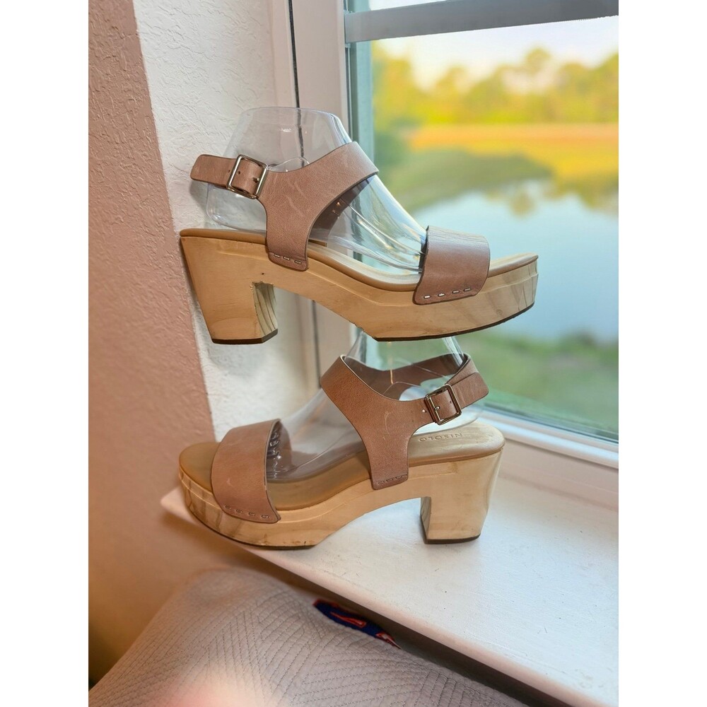 Nisolo All Day Open Toe Leather Clog Heel Sandals Women’s Size 9.5 - Picture 11 of 12
